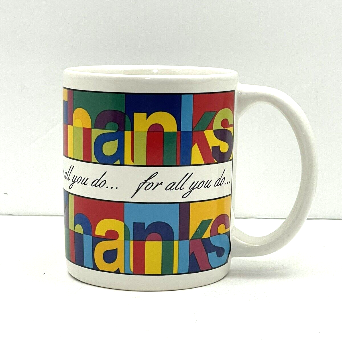 Mug Multicolor Cup Valentine -Thank you for all you do Tea Coffee