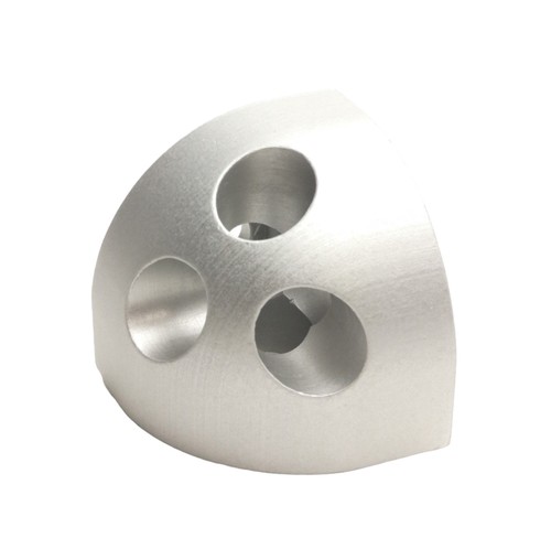 80/20 4441 Connettore angolare arrotondato a 3 vie, serie 15 1,5 pollici x 1,5 pollici, ø0,515 - Foto 1 di 5