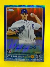 Kyle Lobstein 2015 Topps Chrome AUTOGRAPH RC BLUE REFRACTOR #AR-KL ***19/150***
