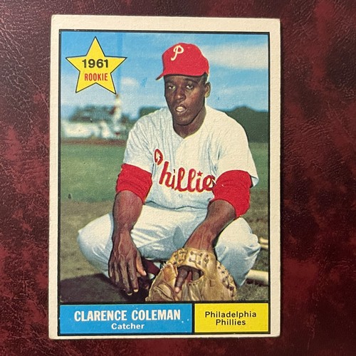 1961 Topps Set CHOO CHOO COLEMAN ROOKIE semi high #502 PHILADELPHIA PHILLIES EX
