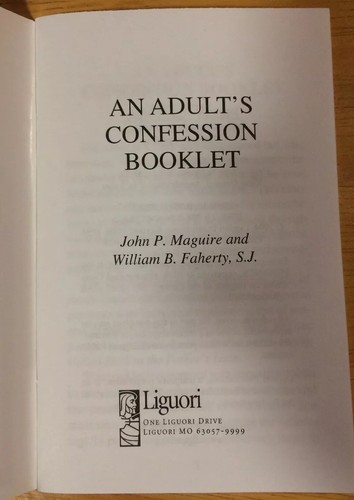 AN ADULT'S CONFESSION BOOKLET By William Faherty S.j. - 第 8/12 張圖片