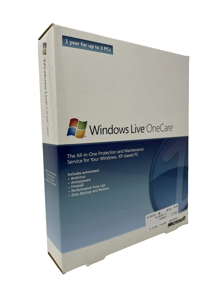 Microsoft Windows Live OneCare Protection & Maintenance up to 3 PCs Windows XP - Image 3 of 4