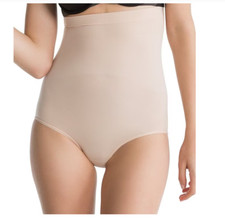Spanx Higher Power Shaper Panties Style 2746 Soft Nude Size M