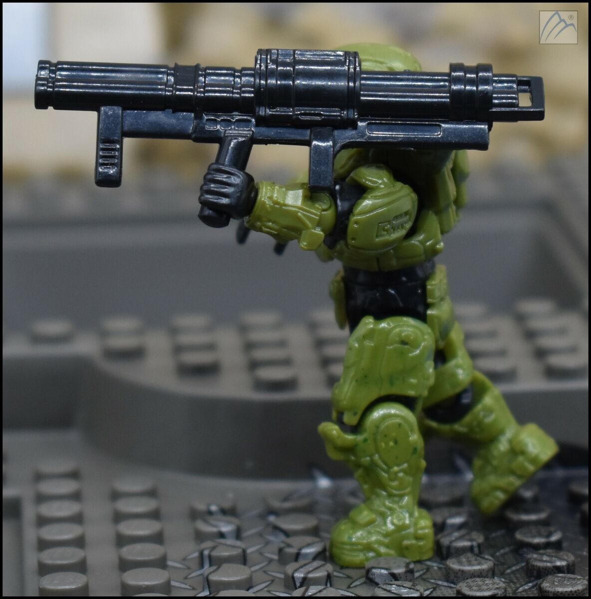 HALO MEGA CONSTRUX BLOKS UNSC GREEN SPARTAN ENFORCER MINI HALO MEGA CONSTRUX BLOKS UNSC GREEN SPARTAN ENFORCER MINI