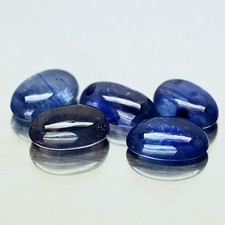 SHOLA Véritable 12,80 Ct Saphir Bleu Naturel 6 Pièces De Madagascar