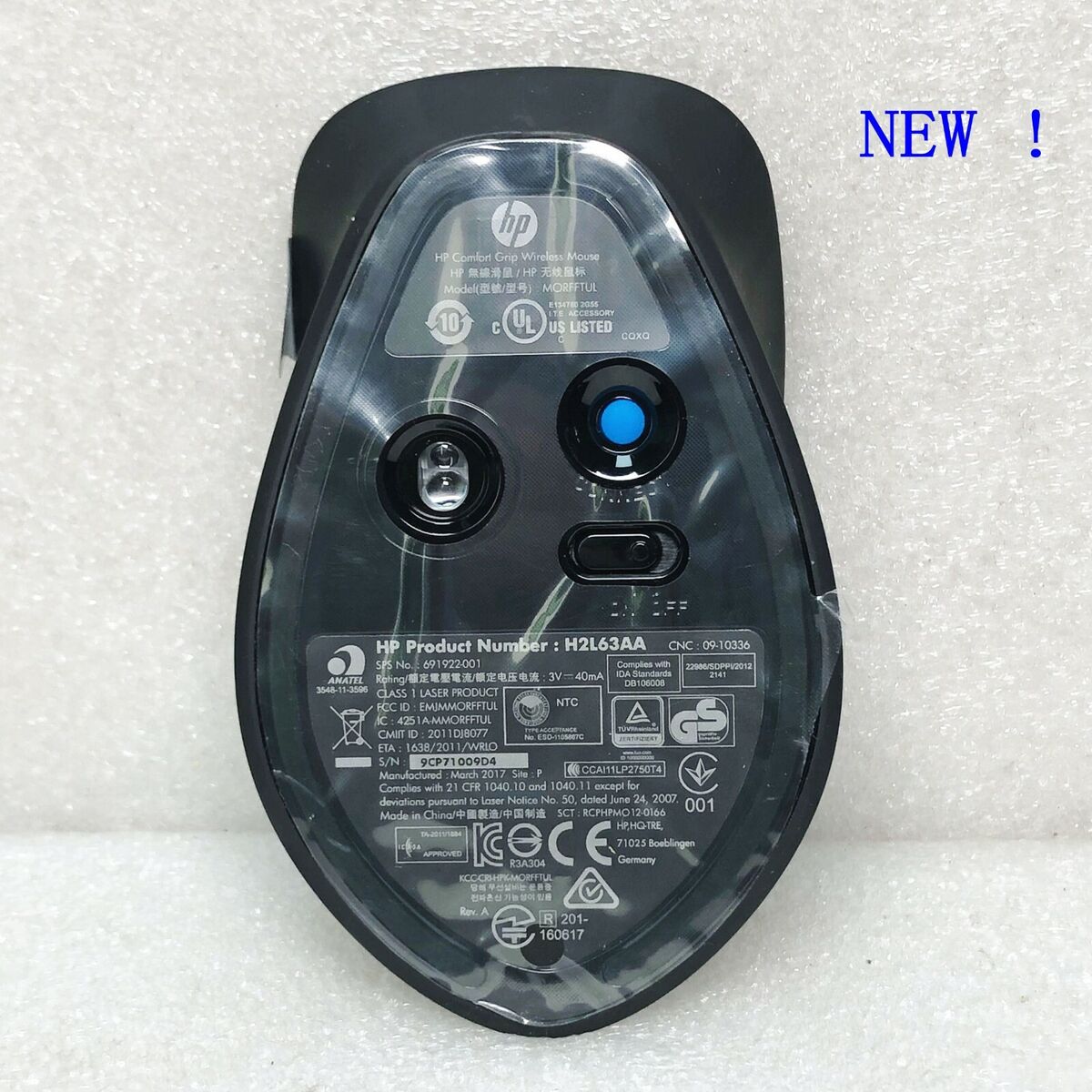 HP Original Receiver Mouse X4000 H2L63AA 3CY37PA Comfort HP Original Receiver Mouse X4000 H2L63AA 3CY37PA Comfort