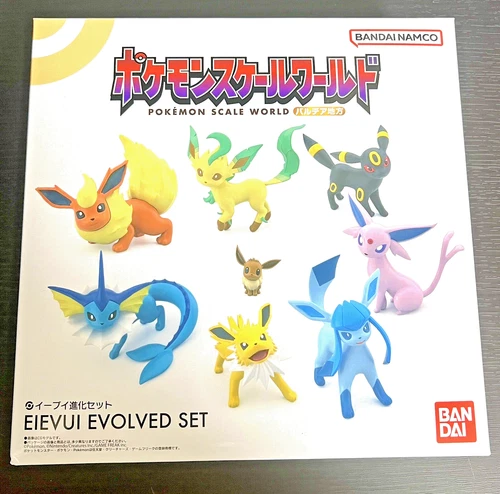 Pokemon Scale World Paludaea Region Eevee Evolution Set Bandai limited JAPAN PSL