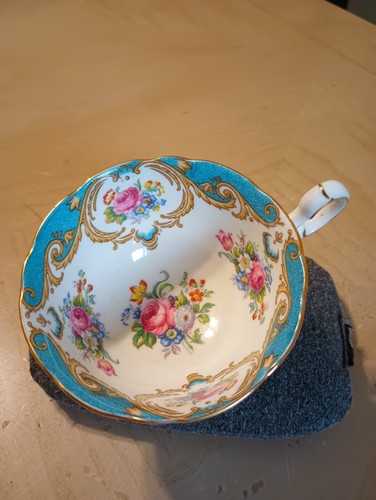 ABJ Royal Grafton Teacup & Saucer Cheltenham Floral Porcelain Multi-colored - Picture 4 of 15