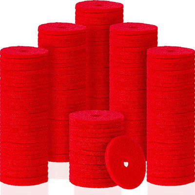 100 Pieces Sewing Machine Spool Pin Felt Pad Red Spool Pin Felts Thread Spool Pi