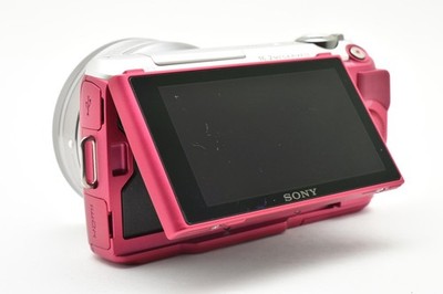 Sony Alpha NEX-C3 16.2MP Digital Camera Pink w/SONY E SEL16F28