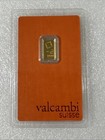 1 gram Gold Valcambi Bar w/ Assay