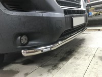 Spoilerstange + Leds FüR Vauxhall Opel Movano 2021+ Edelstahl Nudge Chin