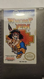 Whomp 'Em Nintendo NES &ldquo;Great Condition Clean &rdquo; - RARE! 