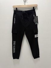 Kenneth Cole Black Tech Jogger Cargo Pants   Size 10/12   NWT