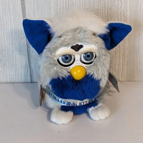 VTG Furby Special Millenium Edition 2000 Blue Silver NWT Untested