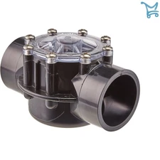 Check Valve PVC 2-2.5 Inch Lift Inlet Outlet Durable for Plumbing Repairs