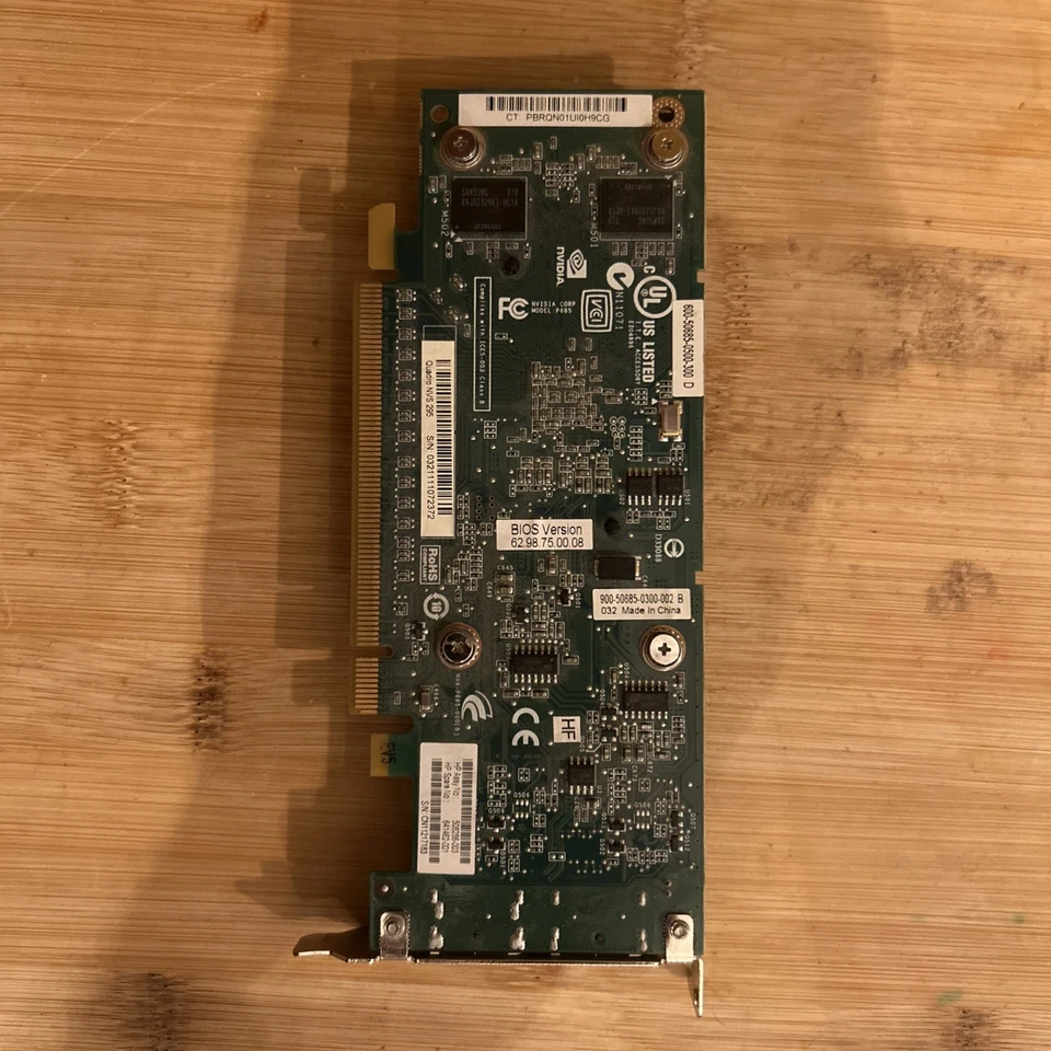 NVIDIA Quadro NVS 295 256MB Dual Display Port PCI Graphics Card - UNTESTED - Image 3 of 4