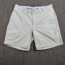 Peter Millar Crown Crafted Men s Gray Shorts Size 38 Golf Performance Casual