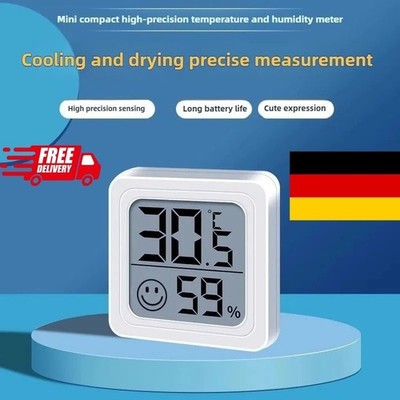 Digital Thermometer Thermo-Hygrometer Luftfeuchtigkeitsmessgerät Wetterstation