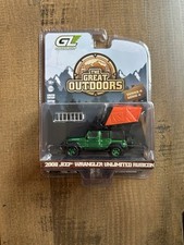 Greenlight Great Outdoors 4 - 2008 Jeep Wrangler Rubicon /Rooftop Camper *CHASE*