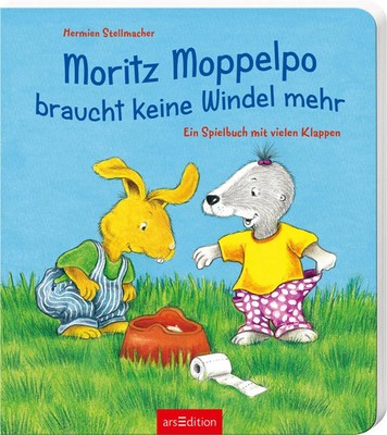 Moritz Moppelpo braucht keine Windel mehr | Ein Spielbuch mit vielen Klappen