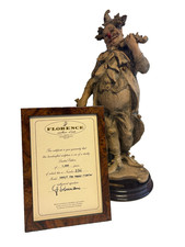 Florence Giuseppe Armani The Happy Fiddler Figurine Ltd Edition 596 / 1000