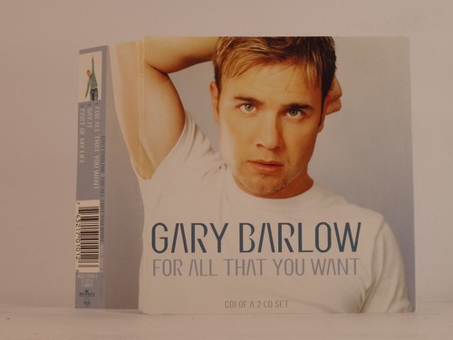 GARY BARLOW FOR ALL THAT YOU WANT (CD 1) (X16) 3 Track CD Single Picture Sleeve
