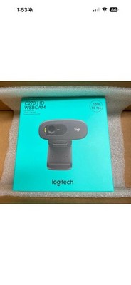Logitech C270 HD Flexible Webcam 720p 30fps BUILT-IN Microphone FACTORY SEALED