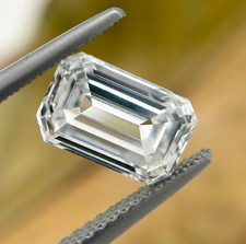 2 Ct Emerald Cut Loose CVD Lab Grown Diamond D Color VVS1 Clarity - Certified