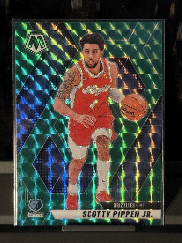 2024-25 Panini Mosaic - Scotty Pippen Jr. #132 Green Mosaic Prizm