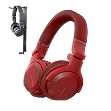Pioneer DJ HDJ-CUE1BT Red BT Headphones  Headphone Pole Stand