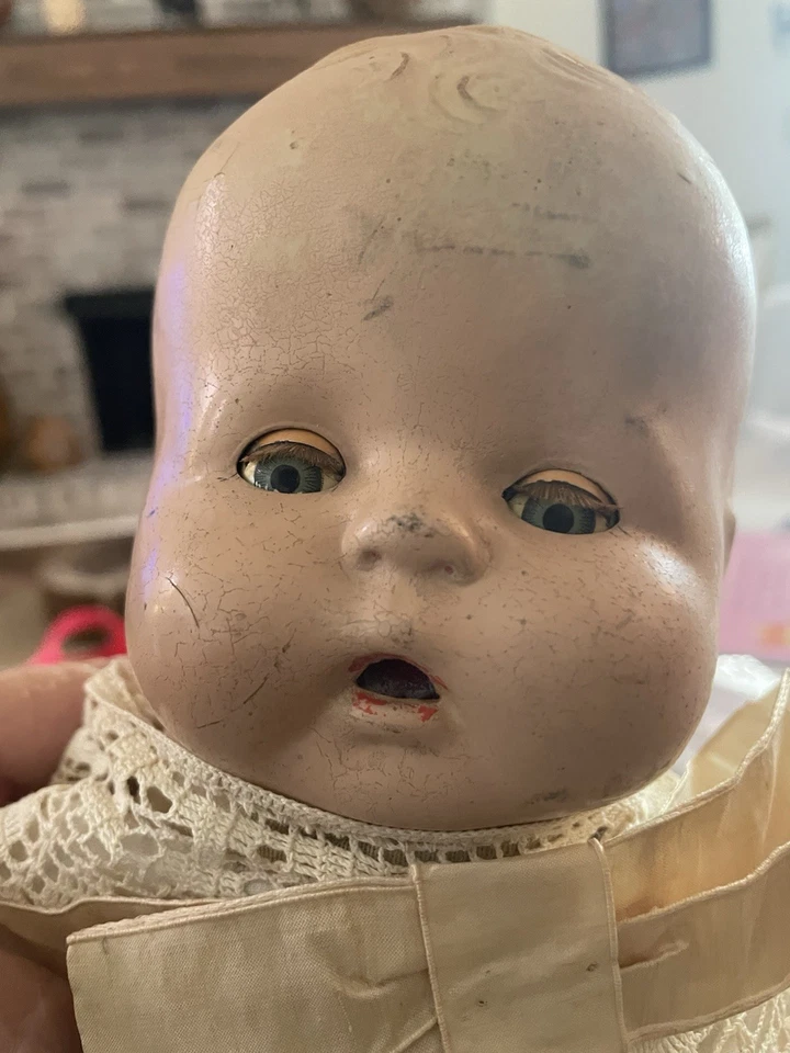 Антикварная кукла Creepy Halloween композиция 15 дюймов от EIH Co. В - Изображение 4 из 4