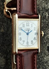 Must de Cartier 2413 Vermeil Tank watch large 9