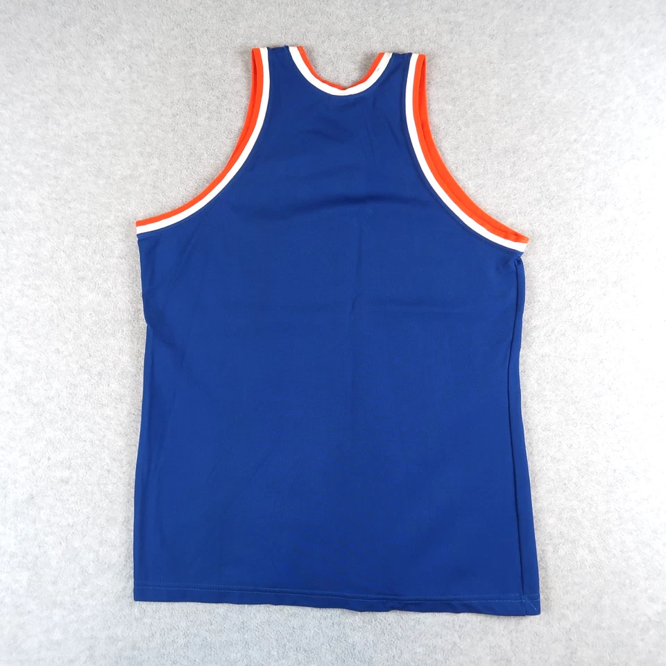 Vintage 80s Medalist Sand-Knit NY Knicks Jersey Team Issued Size L Large - Image 2 of 4
