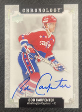 2018-19 UPPER DECK CHRONOLOGY BOB CARPENTER AUTO
