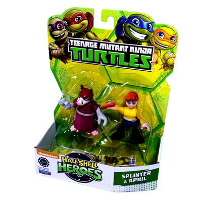 Teenage Mutant Ninja Turtles Splinter & April Action Figure 2015