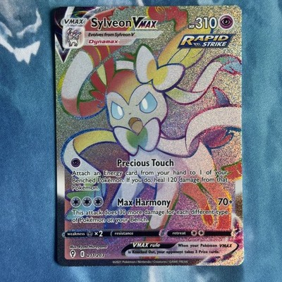Pokemon Karte | Sylveon Vmax 211/203 Evolving Skies Rainbow Rare