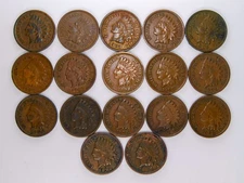 FREE SHIPPING - (1) 1890-1909 Indian Head Cent VF-XF+ CS