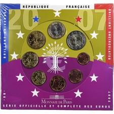 [#134934] France, Coffret 1c. à 2€, BU, 2007, MDP, MS