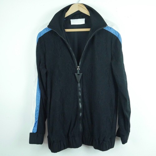 No Ka 'Oi 3 Large Track Jacket Retro Stripe Lace Luxury Athletic Athleisure