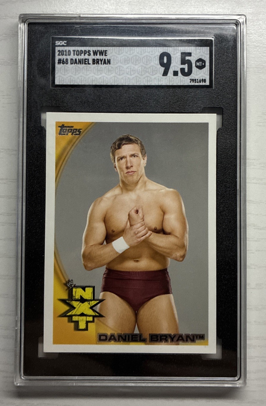 2010 Topps WWE Daniel Bryan Rookie Card. SGC 9.5 Mint.