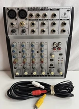 BEHRINGER EURORACK UB802 Ultra-Low Noise 8 Input 2 Bus Mixer *No Power Cord*