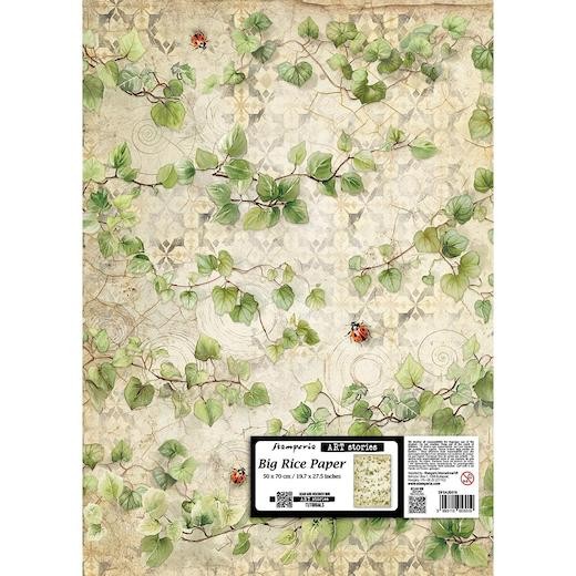 Stamperia 50x70cm Big Rice Paper - All Around Ivy DFSAJB016