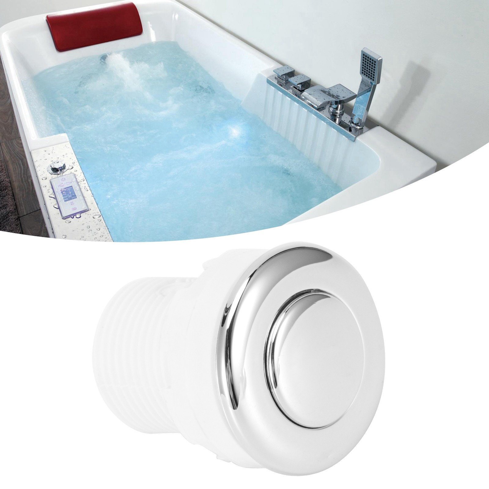 Bathtub Massage Jet Nozzle Stainless Steel Nozzles Swimming Pool Hydrotherapy