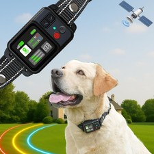 GPS Wireless Electric Dog Fence   Circular Wireless Dog Fence System for Dogs...