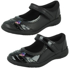 Girls Clarks Unicorn Charm School Shoes Relda Spark