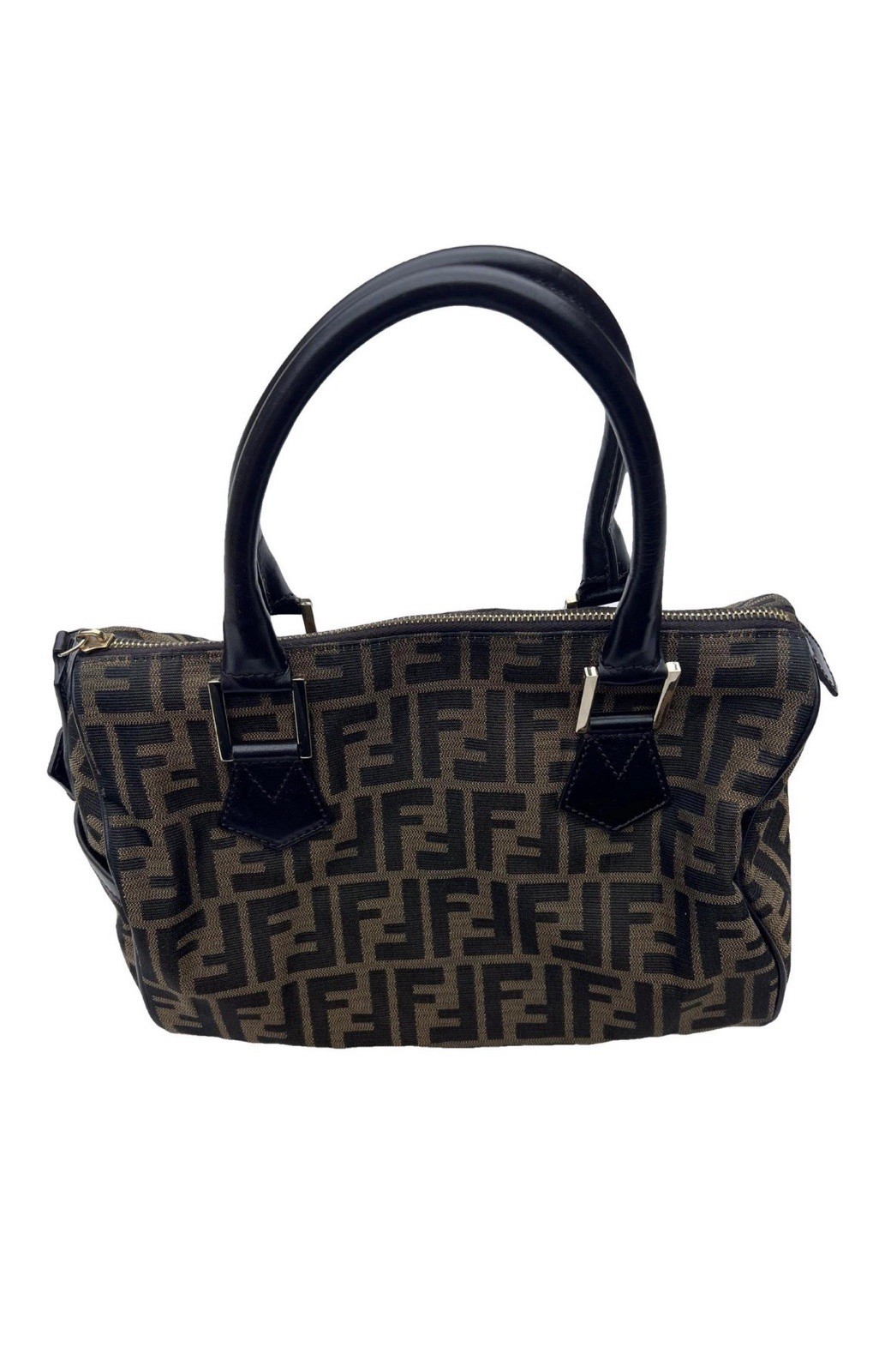 Authentic Vintage Fendi Zucca Canvas Boston Bag 8BL104 – Excellent Condition
