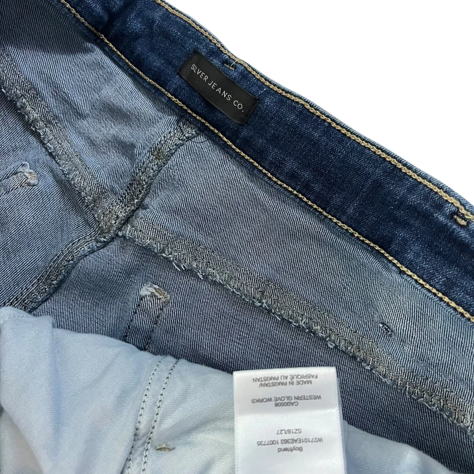 SILVER Boyfriend stretch jeans Women's Jeans Plus 18 x 27 - Image 3 of 3