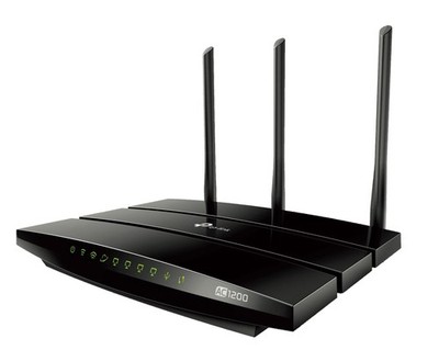 TP-LINK AC1200 Dual-band (2.4 GHz / 5 GHz) Gigabit Ethernet Black wireless ro...