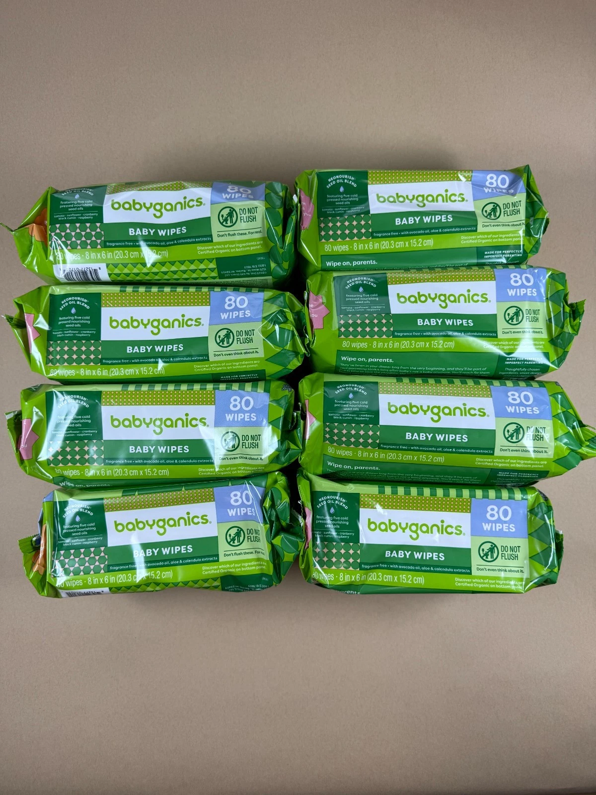 Babyganics Baby Wipes, Fragrance Free, 80 Count - Pack of 8
Opens in a new window or tab